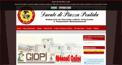 Desktop Screenshot of ducatodipiazzapontida.it