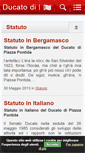 Mobile Screenshot of ducatodipiazzapontida.it